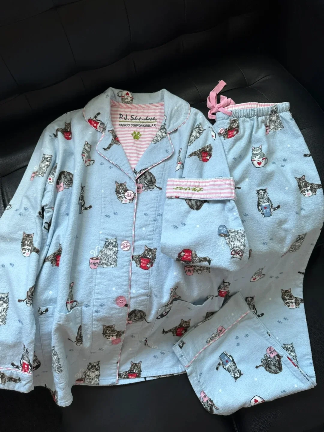 Pure Cotton Fleece Pajamas Long Sleeve Home Clothes Set for Women Spring Autumn Winter New Style Summer plus Size Men Couples