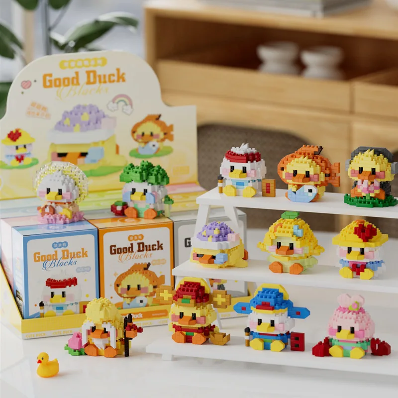 

Animals Adults Particle Micro Building Blocks Duck Brick Construction Set Toys for Children Girl 6 Year Old Games Child Boy Gift