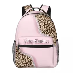 Juicy-Couture Student School Bookbag Canvas Daypack Elementary High College Travel Bags 16in