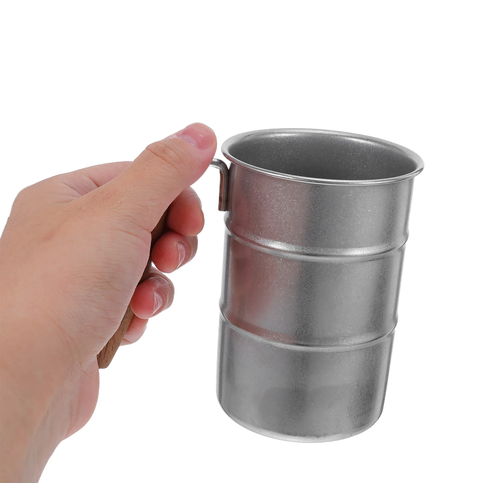 

Foldable Stainless Steel Camping Cup Compact Lightweight Outdoor Water Mug for Hiking Fishing and Mountaineering