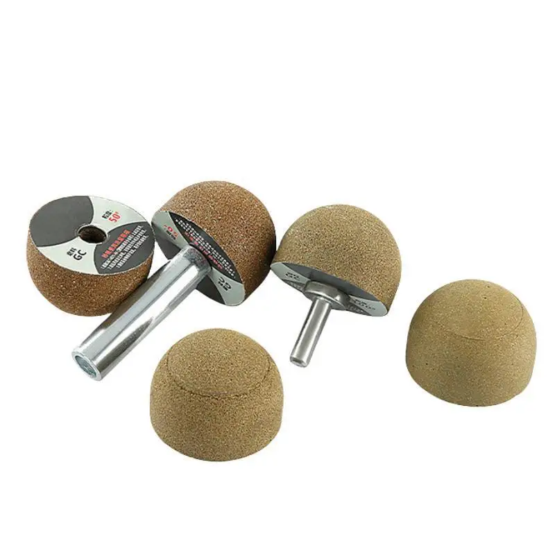 50~200Grits Mushroom Grinding Head Diamond Brazed Polishing Wheel Inner Circle Stones Engraving Marble Cobblestone Flowerpot Arc