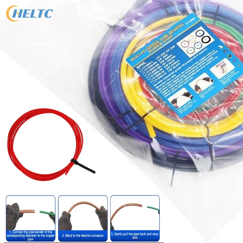

1/4 "красная/3/8"/1/2 "/5/8" антидеформационная медная трубаP E пластиковая медная защита для труб защитная трубка для кондиционера