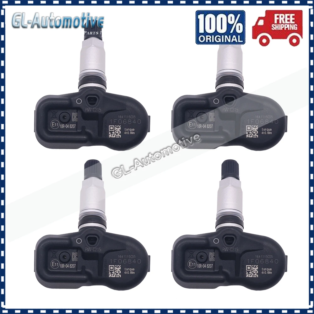 

Set of (4) TPMS 433MHZ Tire Pressure Sensor for Lexus ES LC LS LX RX UX Toyota Highlander Land Cruiser Camry C-HR Corolla RAV4