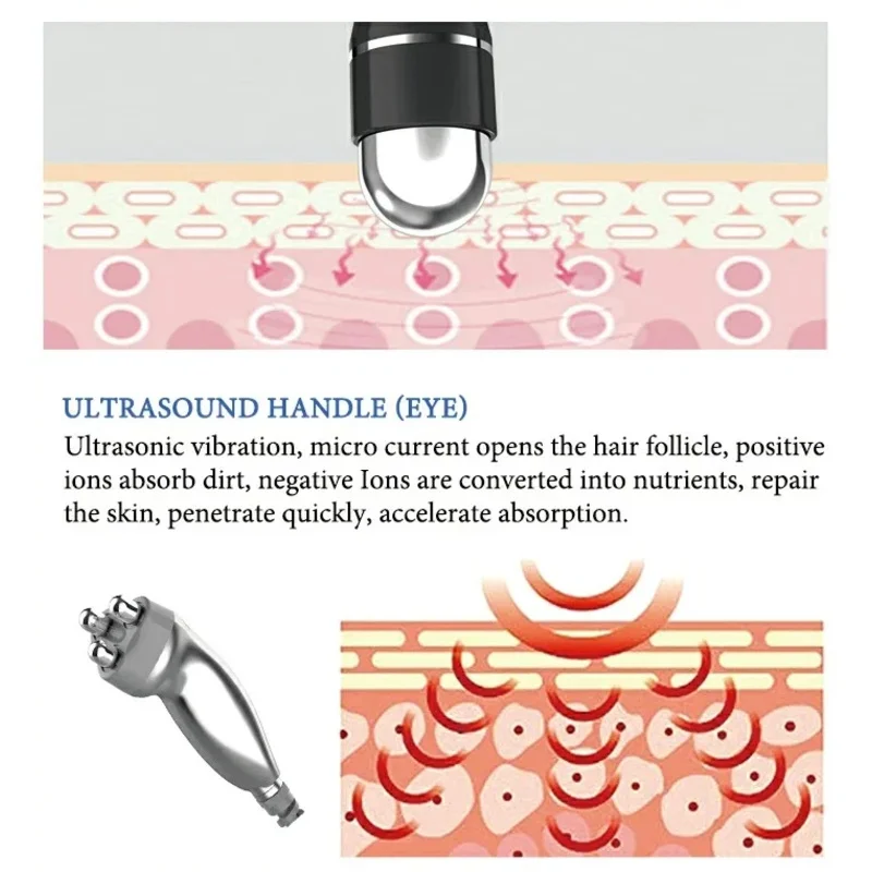 K Hydradermabrasione Hydro 11 in 1 H2O2 Macchina per ossigeno facciale Hydra Dermoabrasione Macchina per pulizia profonda Dispositivo esfoliante per la pelle