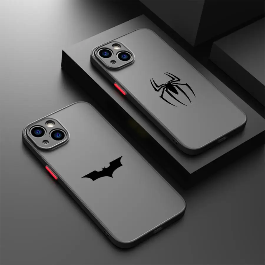 Marvels Bats Spidermans Phone Case for Samsung Galaxy S25 S24 S23 S22 S21 S20 S10 FE Note20 Plus Ultra Lite 5G Back Cover