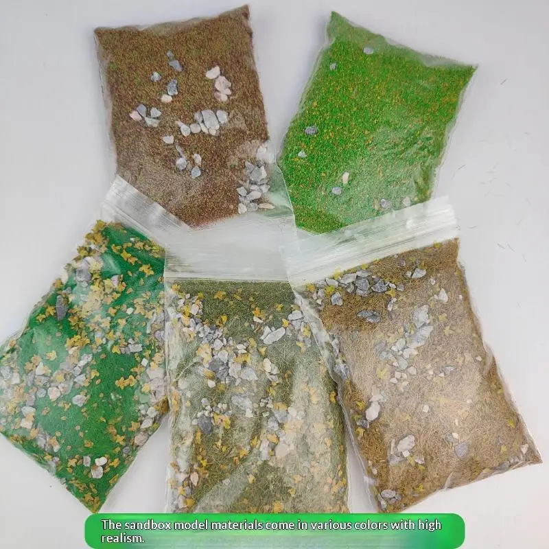 

Новый 30г/пакет Имитационный газонный песок для миниатюрных ландшафтных композиций с камнями и растительностью, DIY-модель, смешанный с каменным и травяным порошком