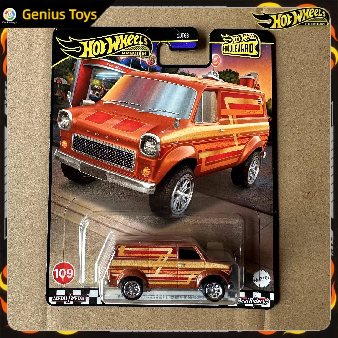 

Литой автомобиль Hot Wheels Premium Boulevard FORD TRANSIT SUPERVAN, масштаб 1:64, Коллекционная модель из сплава, игрушечный автомобиль, коллектор для взрослых