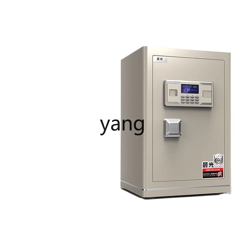 YJQ Home Office Large Large Large Capacity All Steel Safe Password Fingerprint Anti-theft Wall Safe Deposit Box