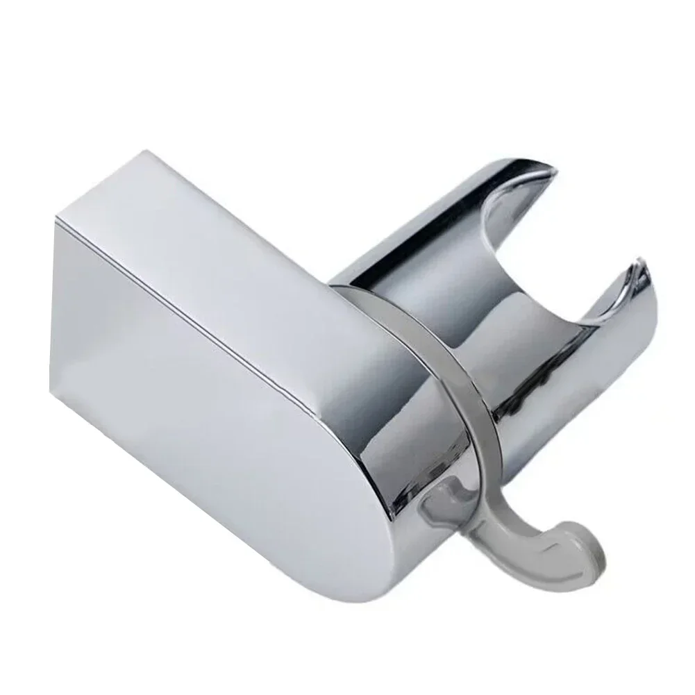 1pcs Plastic Wall Mount Shower Bracket For Handheld Shower Head Bathroom Shower Holder 63*67cm Silver Bathroom Fixture