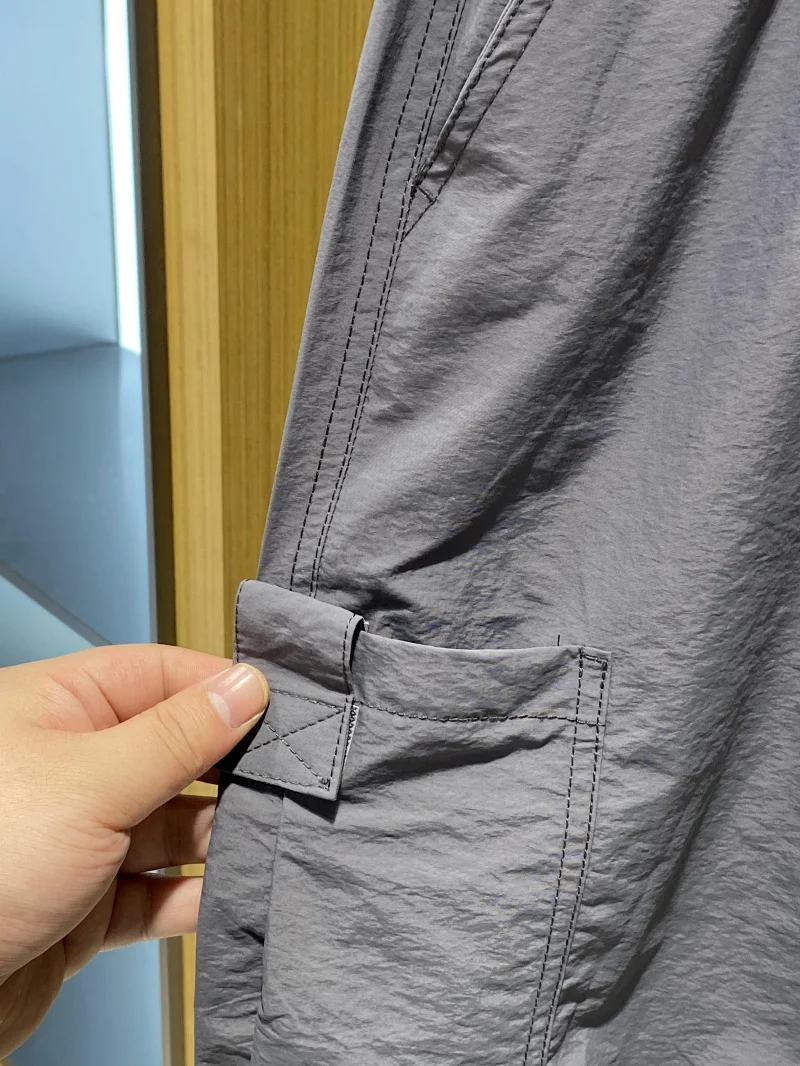 

Casual Outdoor Workwear Long Pants Loose Fit Men's New Spring Summer Straight Leg Youthful Sle Color Leisure Trousers