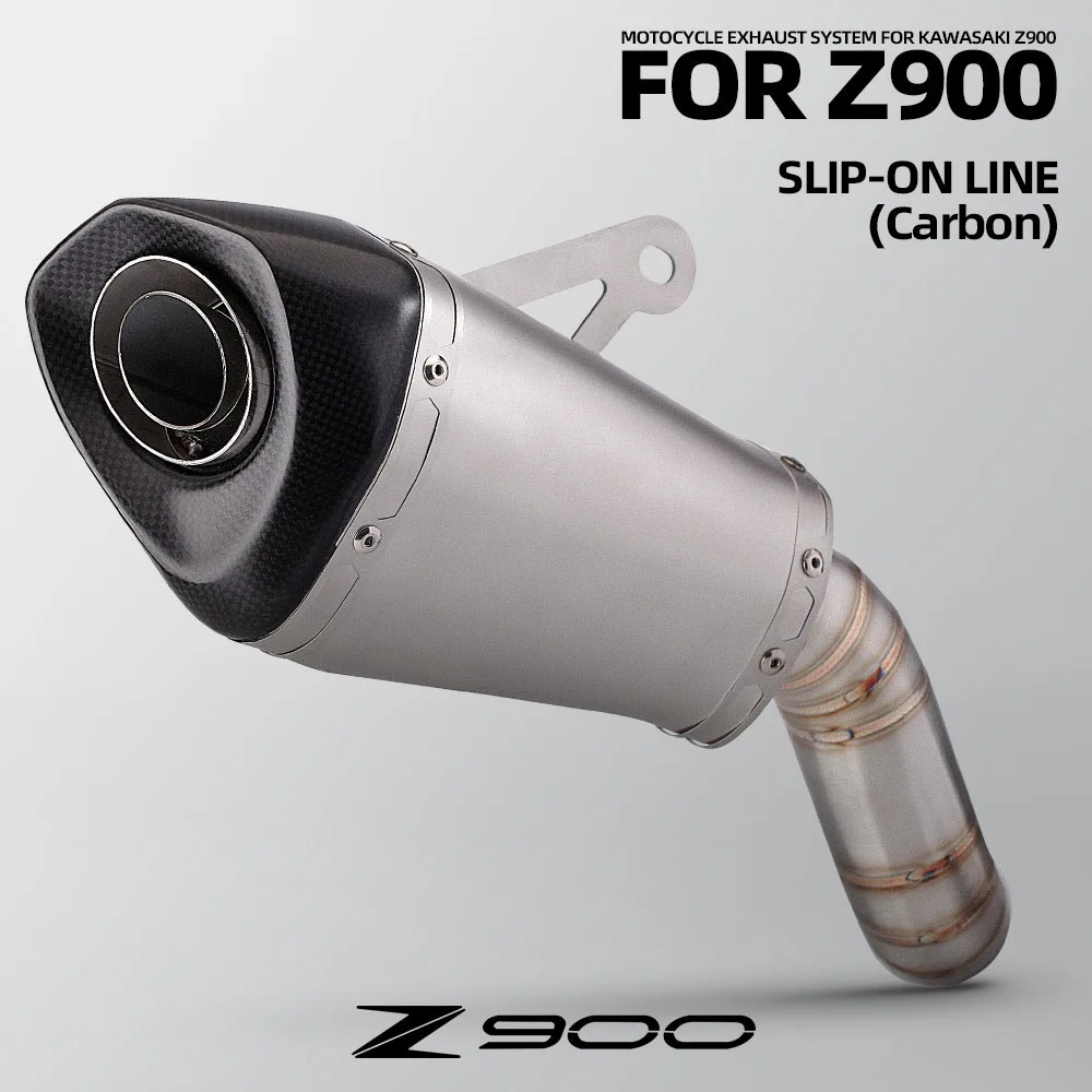 

Z900SE escape tailpipe For Kawasaki Z900 Z900SE 2017-2026 Motorcycle exhaust Slip on line muffler with DB Killer Street Bike kit