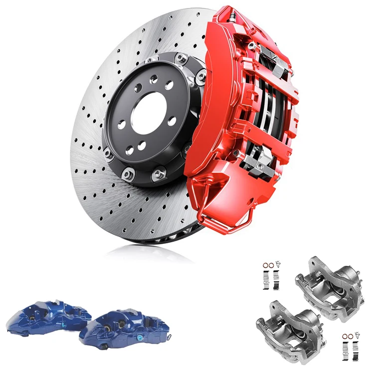

Modified OEM Racing 2 4 Pot 6 Piston Front Rear Auto Brake Caliper Body Kit for Adui Buick honda