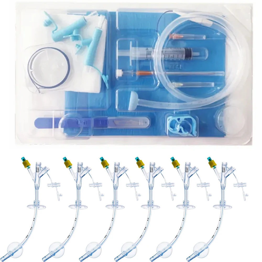 PEG Gastrostomy Tube Kit Medical Disposable Endoscopic Set Feeding Tube Polymer