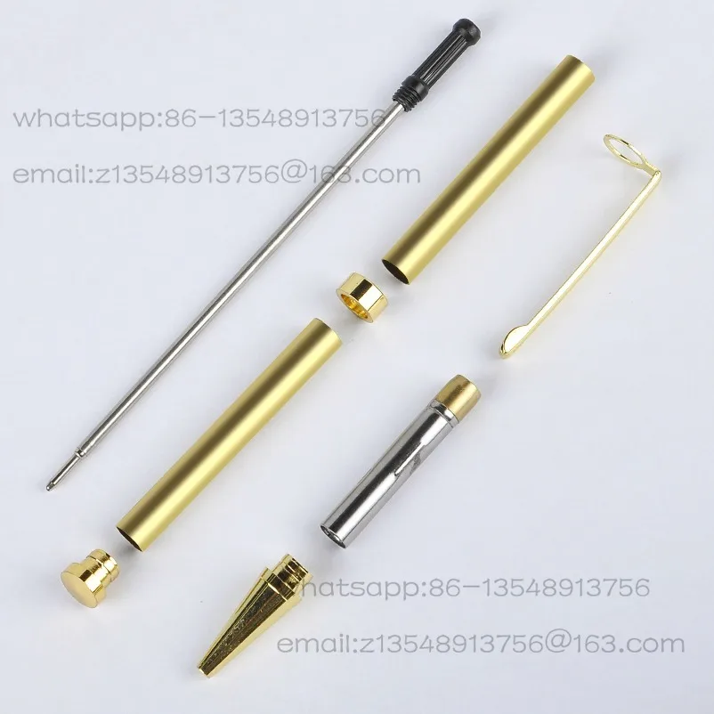 Pen accessories DIY wooden pen  set accessories Ballpoint pen accessories Wooden spiral matching