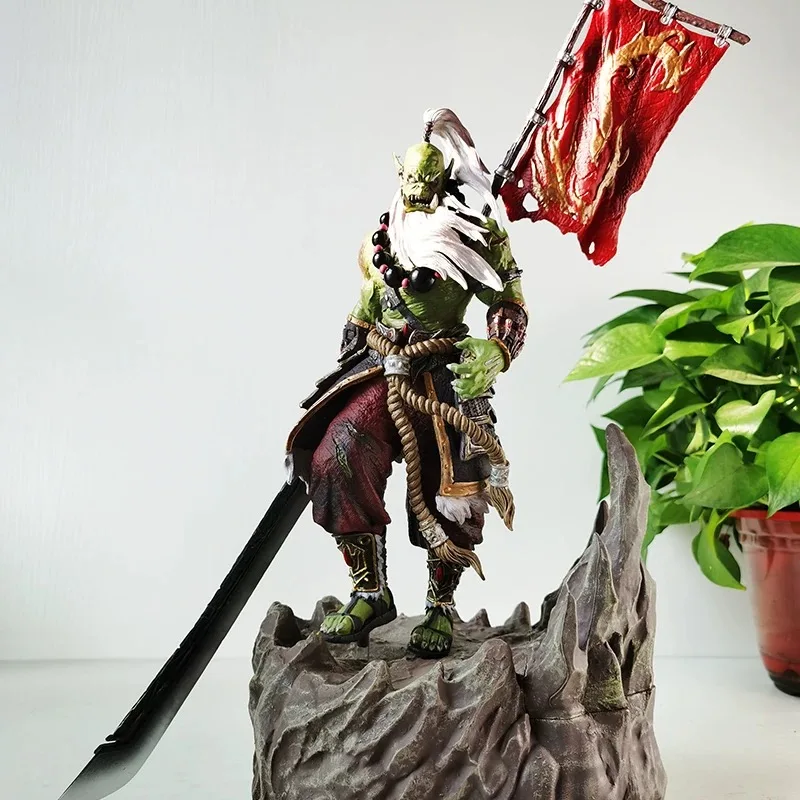 Anime Figure World of Warcraft Demon Hunter Action Figures Blademaster Samuro 45CM  GK Model Pvc Collection Statue Toy Gifts