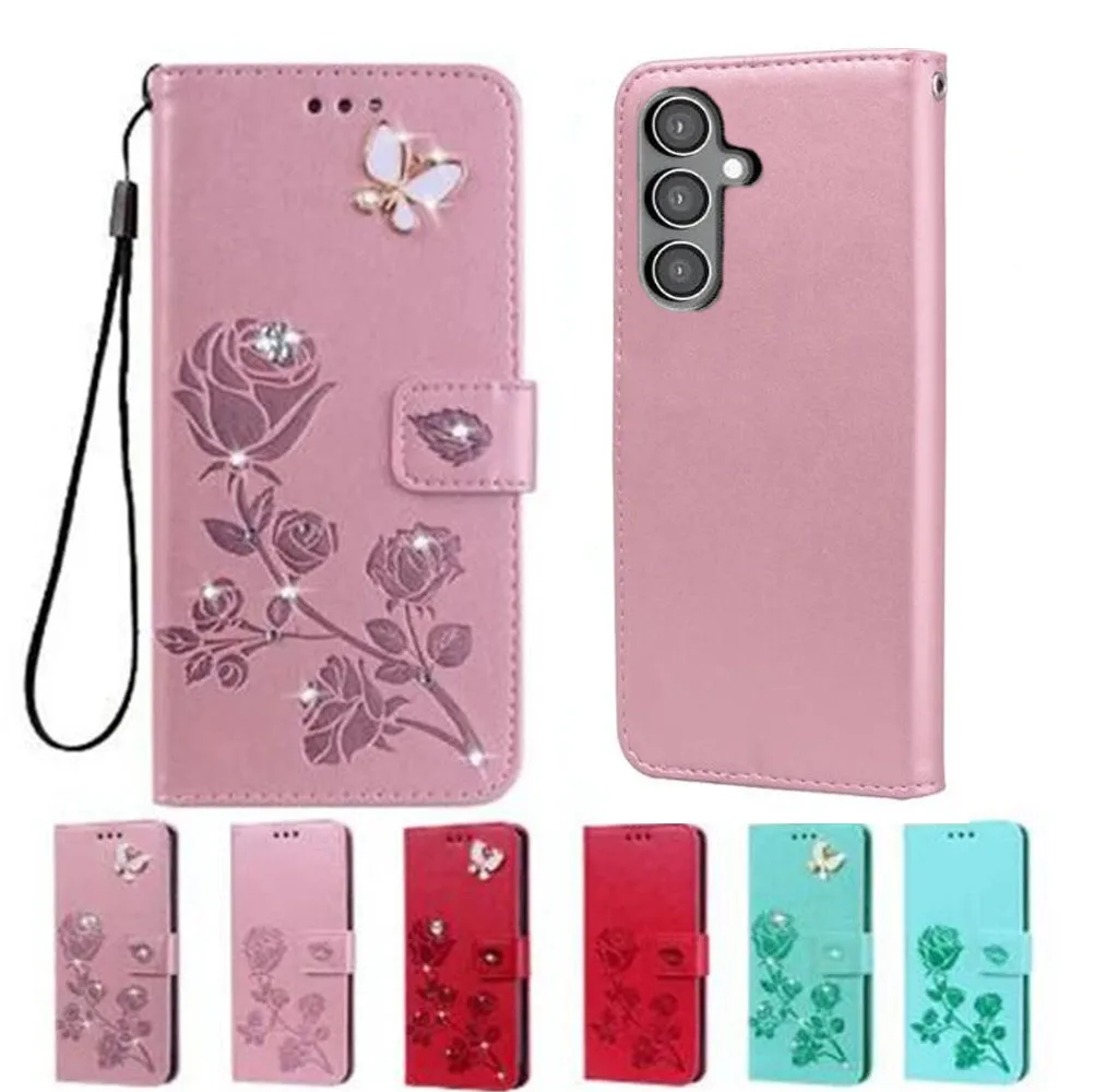 

Leather Case For Samsung Galaxy F55 5G 6.67" GalaxyF55 C55 GalaxyC55 F 55 Flip Book Cover Wallet Phone Bags Card Solts Etui