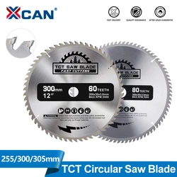 XCAN ไม้ Saw Blade 230 235 250 254 255 300Mm TCT ไม้ตัดคาร์ไบด์ใบเลื่อยวงเดือนไม้