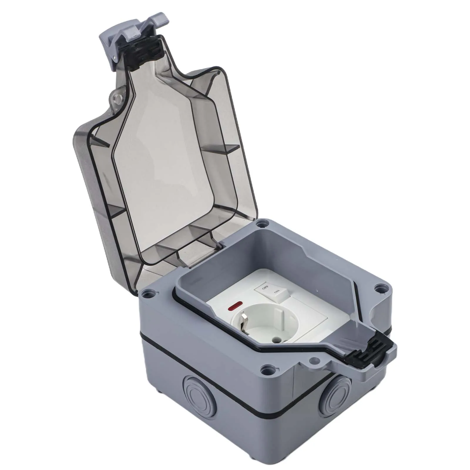 

Waterproof Socket Outdoor IP Socket Increased Height Manual Installation Rated Frequency Switch Indicator Light