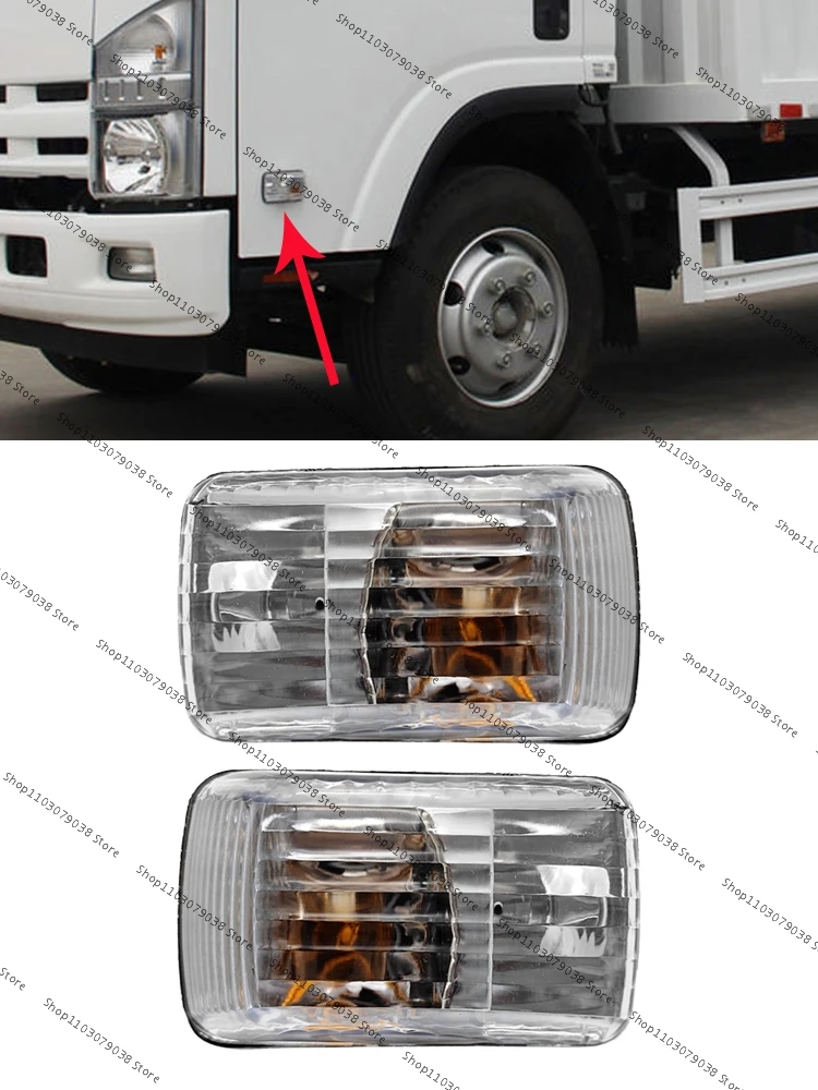 For Isuzu 700p Truck Vehicle Exterior Accessories Corner Lamp Signal Lamp Auto Side Marker Light Door Lamp Car Lights