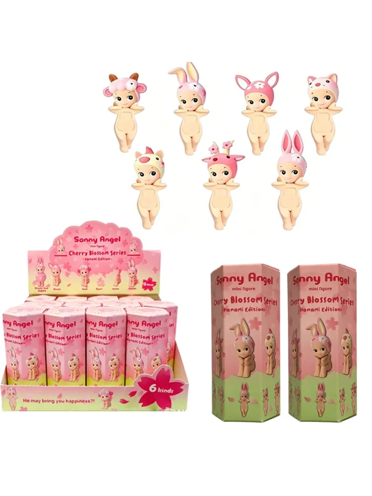 Sunshine Angel Blind Box Spielzeug Kirschblüten-Serie Mini-Anime-Figuren Sammlermodelle Ornamente Paargeschenke Geburtstagsgeschenk