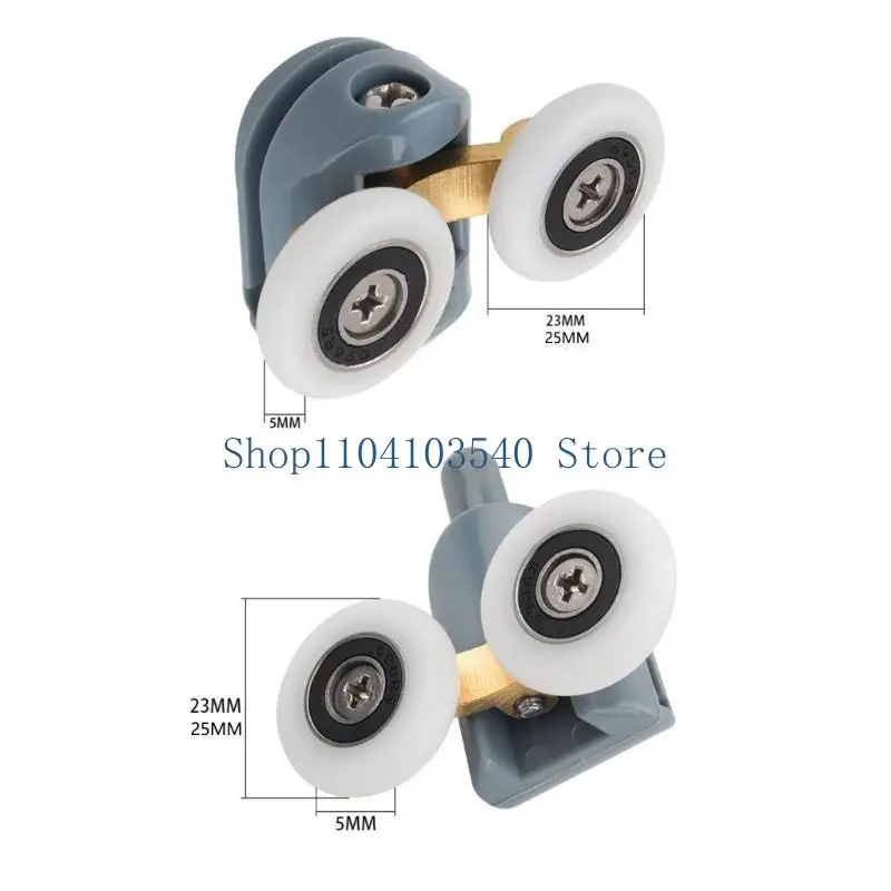 02dc Duschtürräder Schiebetür Riemenscheiben Duschbahnen Schwingen Riemenscheibe