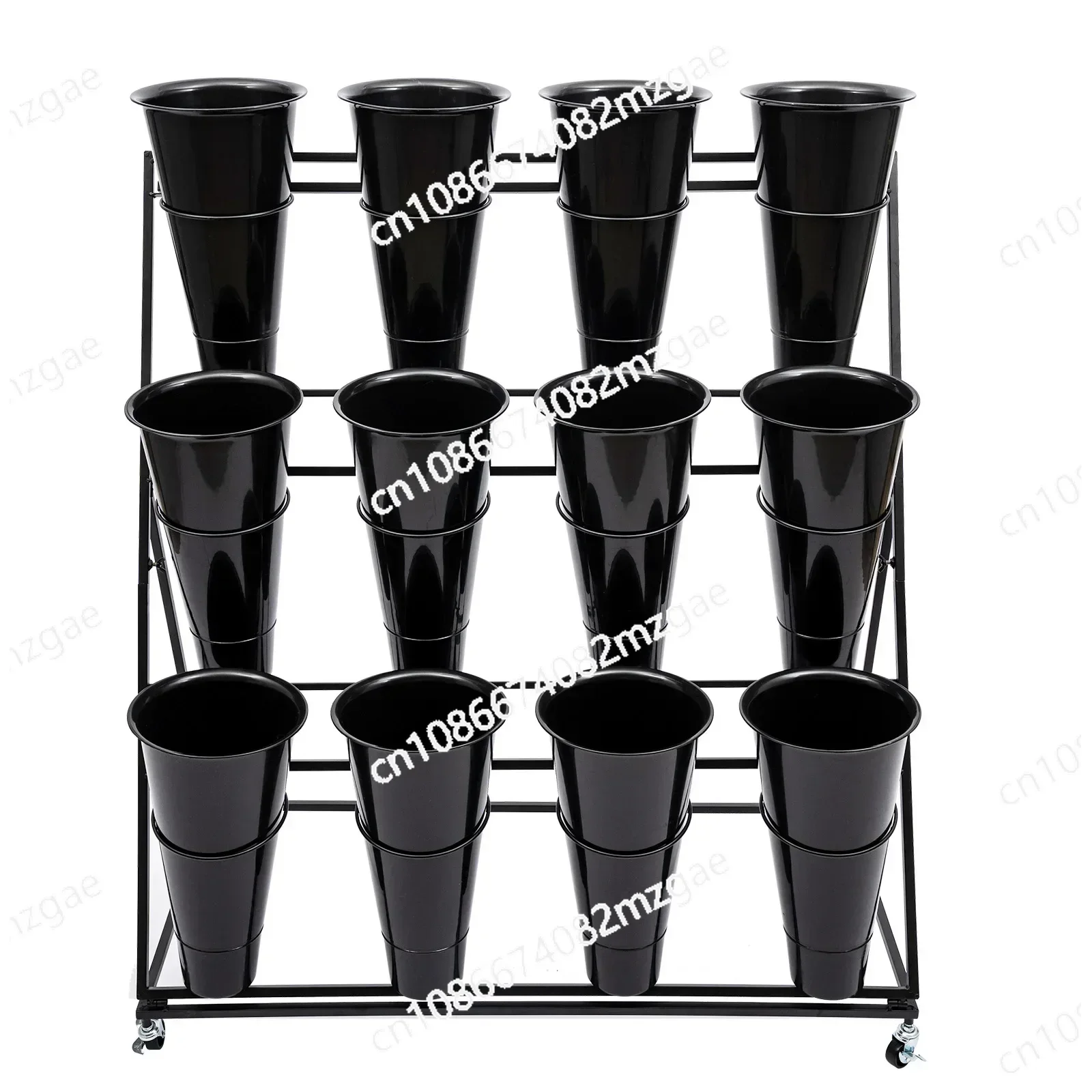 3 Tier Outdoor Indoor Flower Stand Modern Plant Shelf