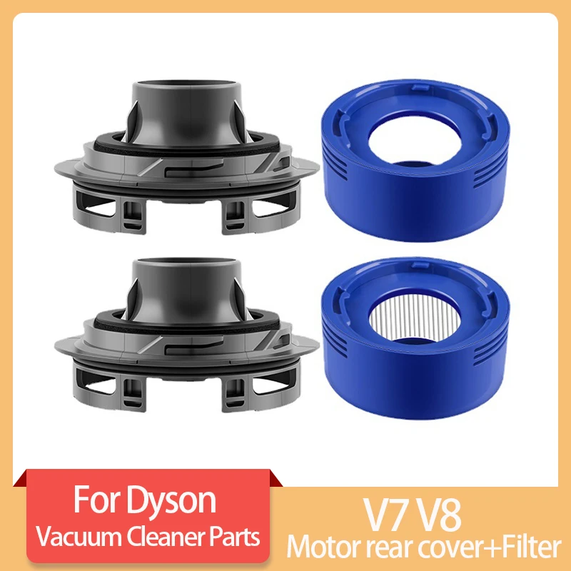 Motor Rear Cover HEPA Filter For Dyson V7 V8 Vacuum Cleaner Handheld Sweeper Household Cleaning Tools Replacement Spare Parts