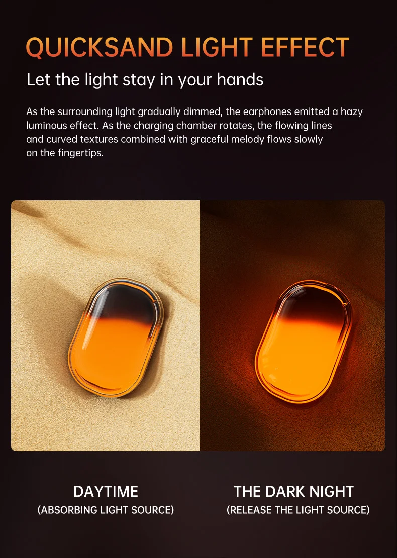 سماعات الرأس SW124 المتوهجة في الظلام فوق الأذن OWS Bluetooth 5.4 التي تدوم طويلاً مثالية للموسيقى