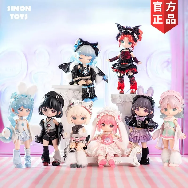 

In Stock Genuine Liroro Binary Sweetheart Series Blind Box Mobile Trendy Toys Internet Celebrity Kawaii Fairy Doll 12point Gifts