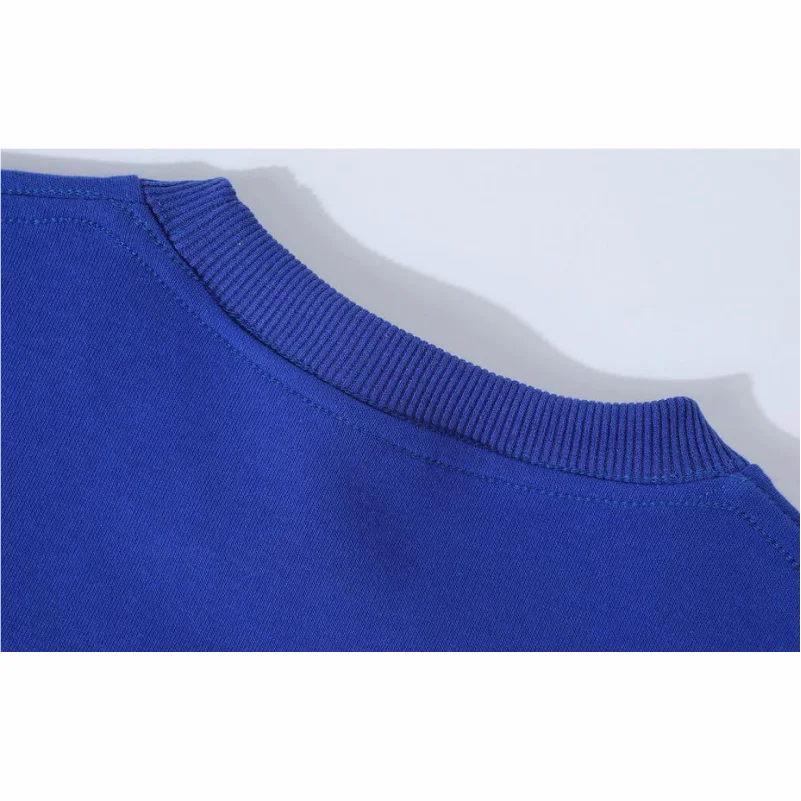 Nuova felpa dal design personalizzato fai-da-te Logo personalizzato Uniformi per studenti personalizzate Abbigliamento per bambini con testo stampato personalizzato casual