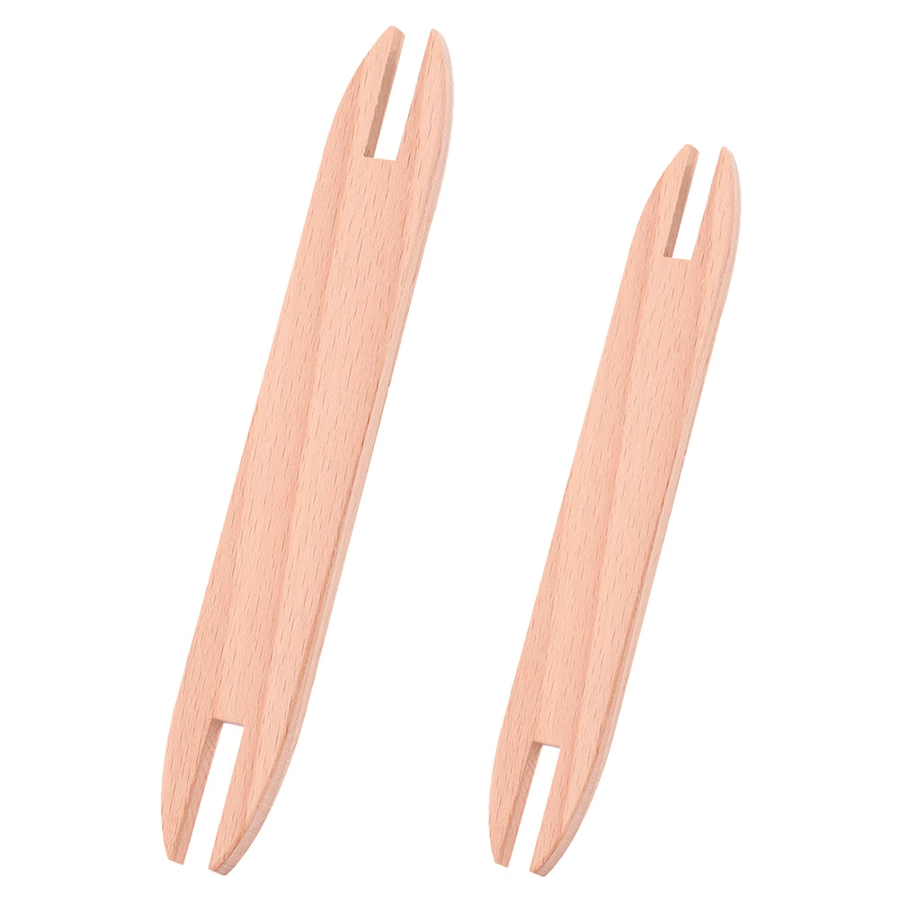 

2Pcs Wooden Weaving Shuttles Knitting Tools Lightweight Durable Professional DIY Tapestry H crafts Crochet Accessories