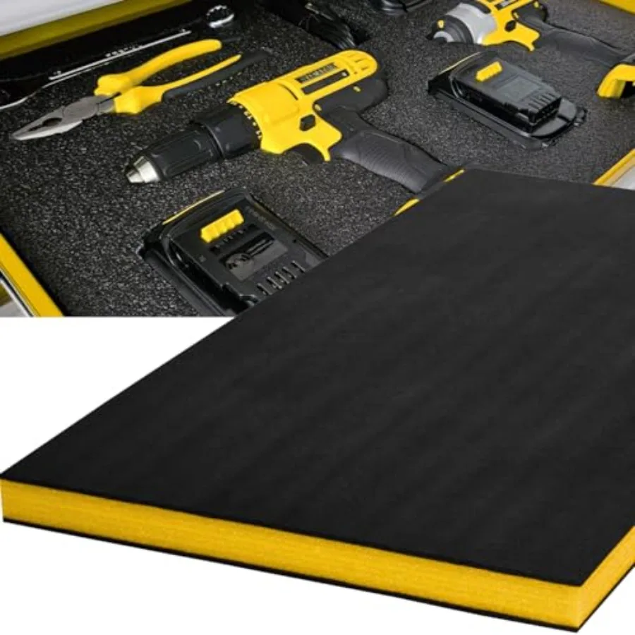 Tool Box Foam Insert 1PC 48x24x2 Inch Polyethylene Storage Sheets for Hard Cases Custom Tool Shadow Organizer for Toolbox Kaize