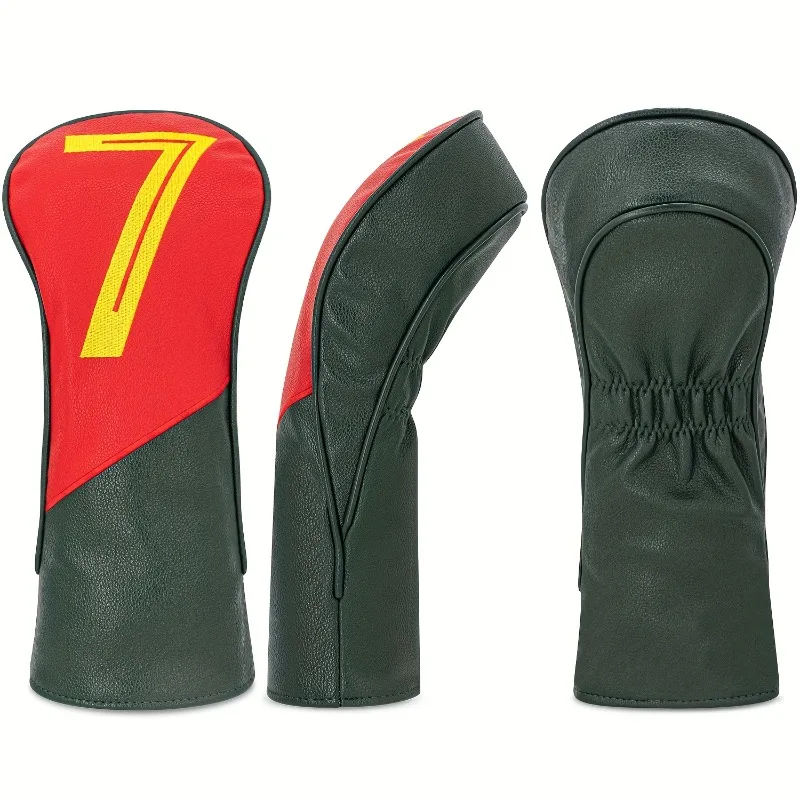 غطاء رأس نادي الجولف 777 - تصميم متين ومقاوم للغبار ومطرز، مثالي لحماية نادي الجولف الخاص بك، غطاء رأس نادي الجولف