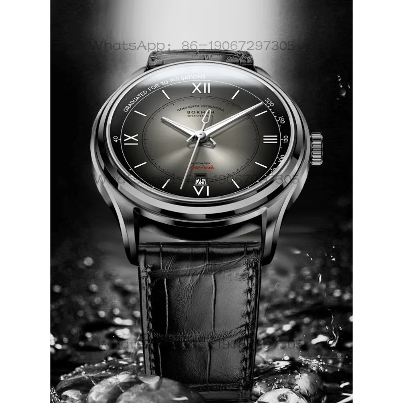 Fully Automatic Mechanical Watch Belt Men's Watch Steel Belt Waterproof Luminous