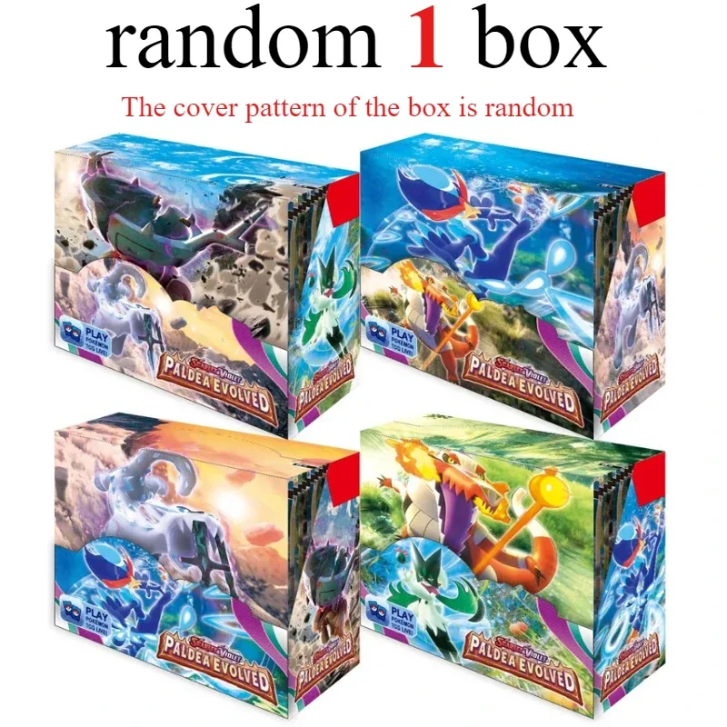 360 eenheden/doos Pokémon Scarlet & Violet 151 Prism Scale Fusion Strike Engelse Booster Battle Transaction Gift Card Halloween