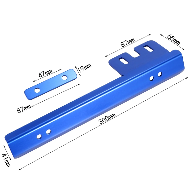 Universal Car Bumper Front License Number Plate Frames Mounting Relocate 6 Color Aluminum Bracket Holder For Volkswagen Honda - view 2