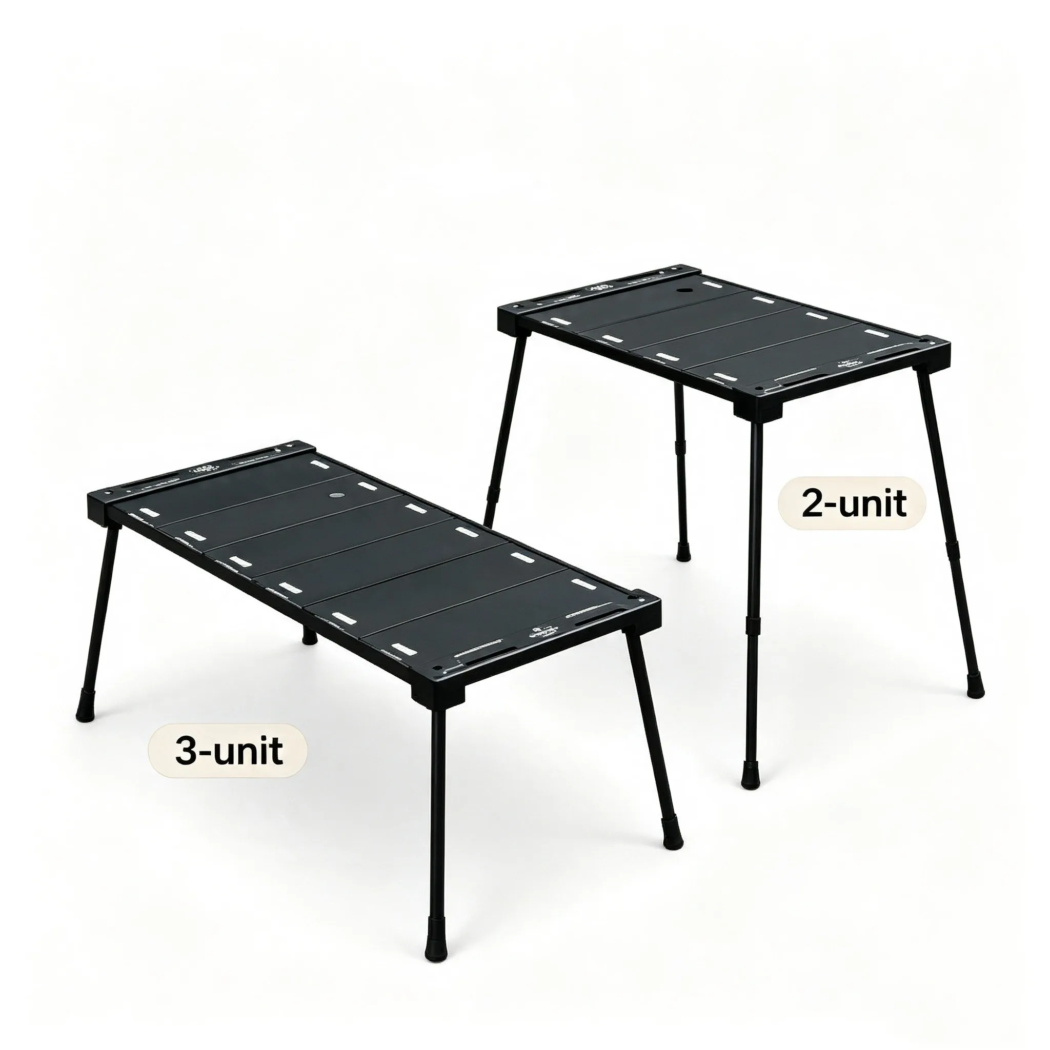MOUNTAINHIKER Camping Folding Lift Removable 2/3-Unit IGT Table Gas Stove Portable Camp BBQ Grill Table Outdoor Picnic Table