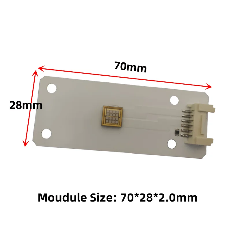 Lampe de polymérisation UV pour le durcissement de l'encre, module LED haute puissance, 405nm, 50W, 8080