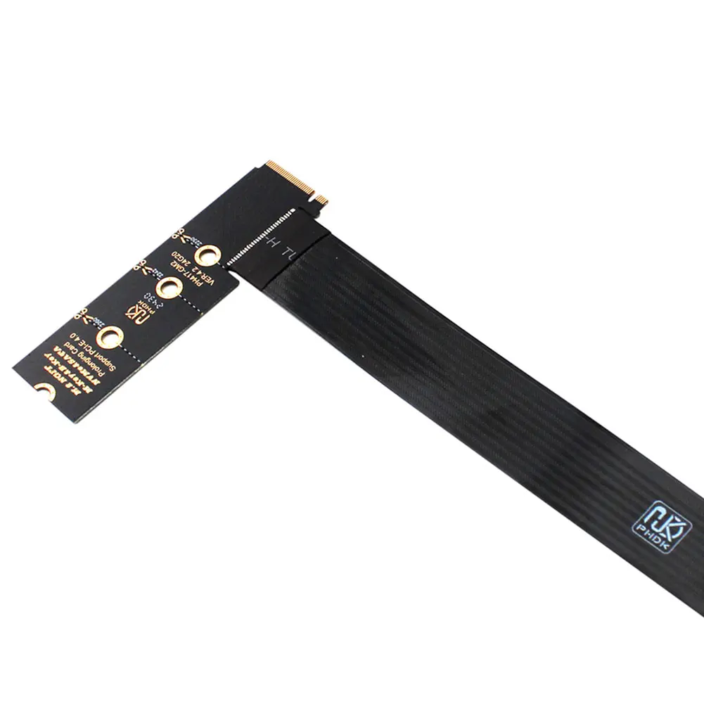 Przedłużacz M.2 NVME NGFF M-Key PCIe4.0 Karta rozszerzeń SSD Kabel przedłużający M.2 NVMe SSD do dysków SSD M.2 2230 2242 2260 2280
