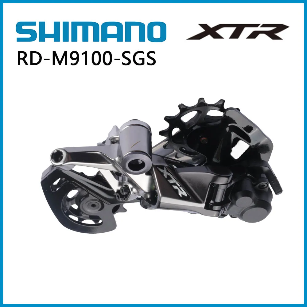 Shimano XTR RD M9100 M9120 SGS Задний переключатель с длинным каркасом, 12 скоростей для 51T Серия переключателей XTR M9100 для шоссейного велосипеда Shimano XTR RD M9100 M9120 SGS Задний переключатель с длинным каркасом, 12 скоростей для 51T Серия переключателей XTR M9100 для шоссейного велосипеда