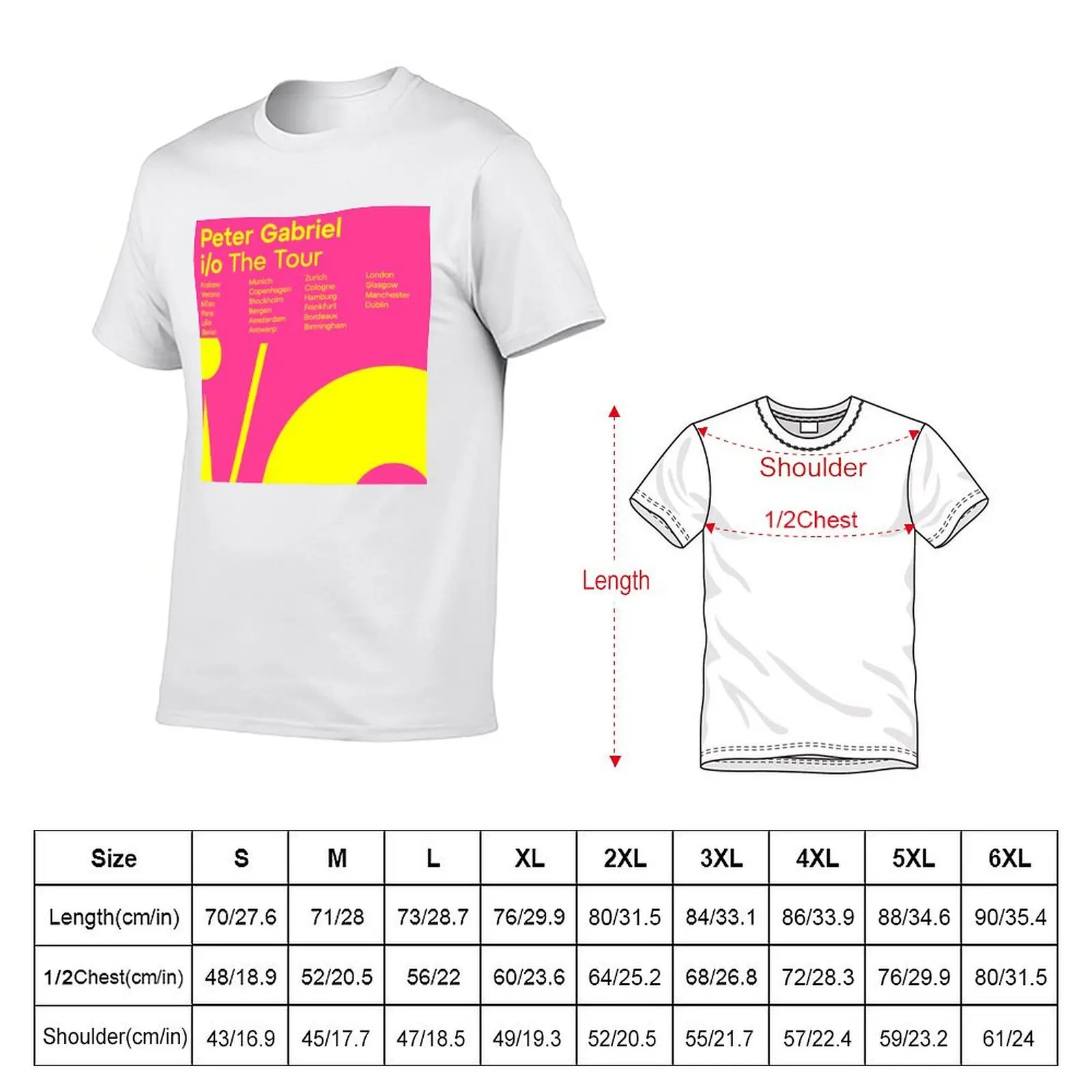 جولة بيتر آيو الجديدة؟ 2023 غابرييل تي شيرت رجل تي شيرت فاخر تي شيرت للرجل 100 بالمئة قطن تي شيرت