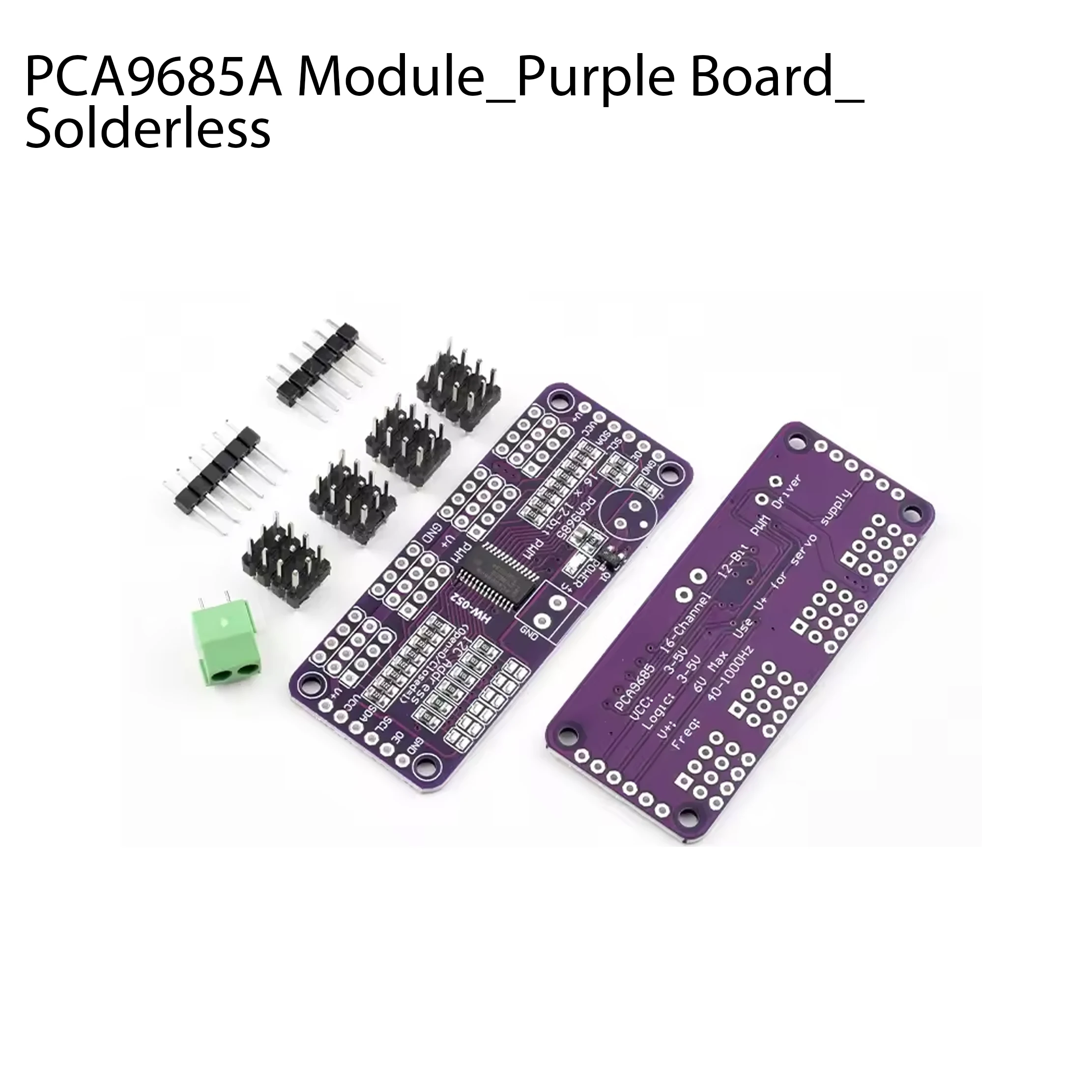 1 قطعة PCA9685A 16-قناة PWM سيرفو سائق لوح تمديد وحدة متحكم I2C واجهة لوحة تحكم في الأوراق المالية #6