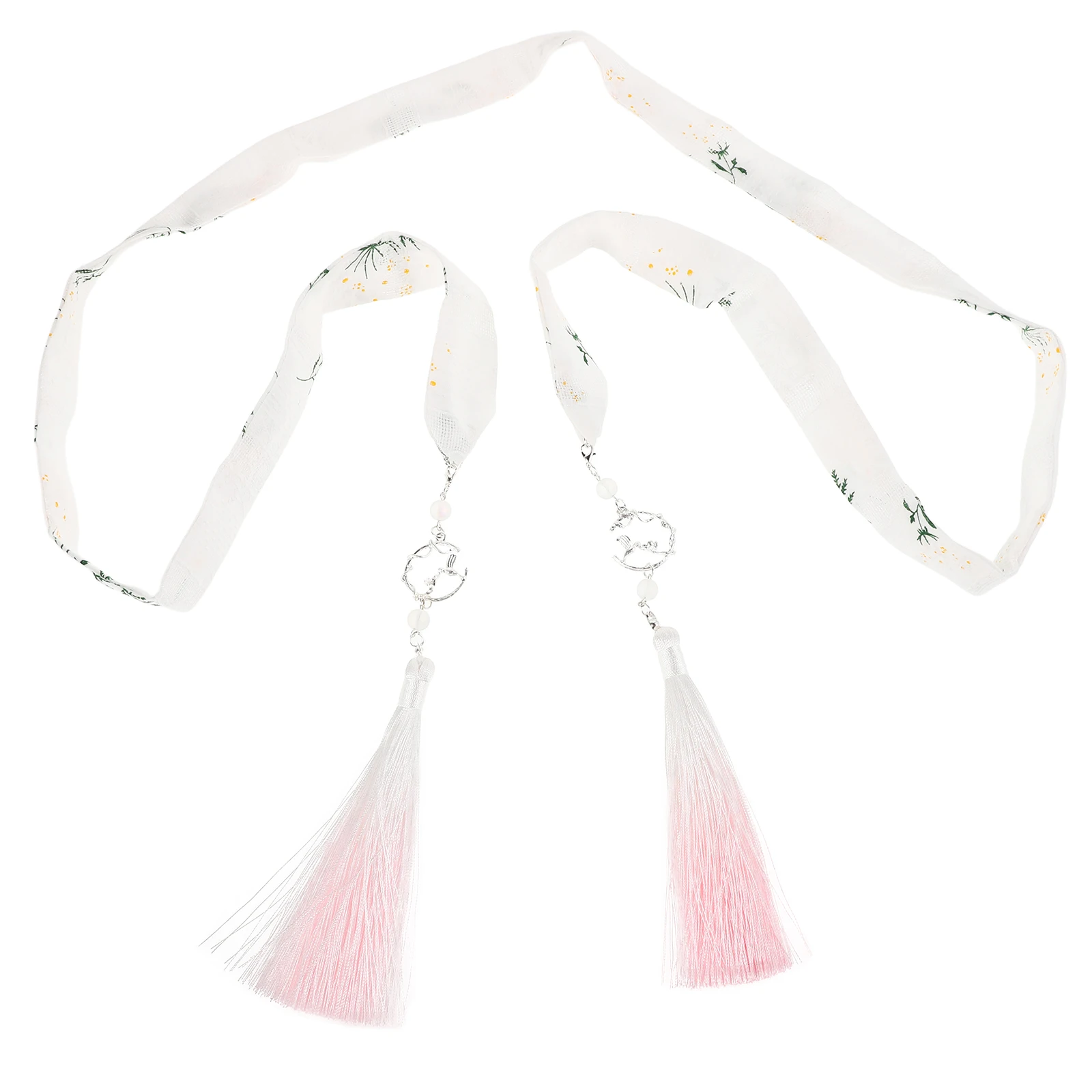 

Аксессуары для волос Hanfu, головной убор с стримером, градиентная кисточка, ленты, украшения, металлические традиционные украшения