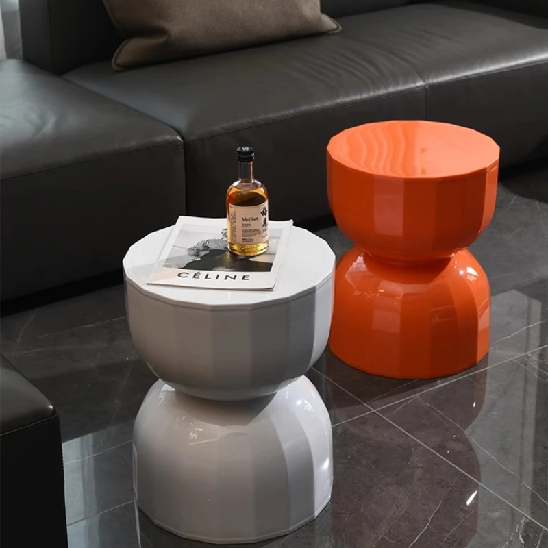 Scandinavian Side Table Multi-Functional Stool & Nightstand Mid-Century Modern Space-Saving Accent