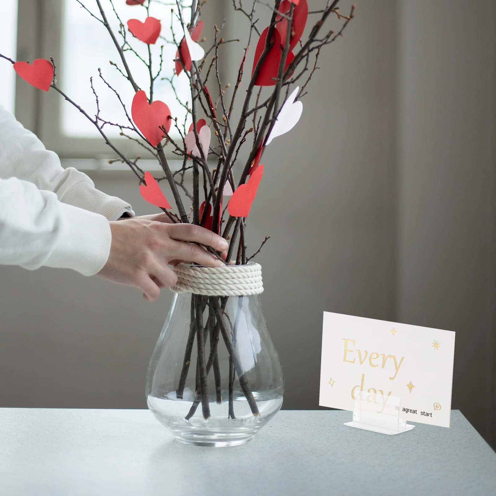 20 Pcs 카드 자기 접착 기호 홀더 테이블 용 그림 홀더 가드 센터 피스 패널 미니 이름 태그 책상 교실 사무실