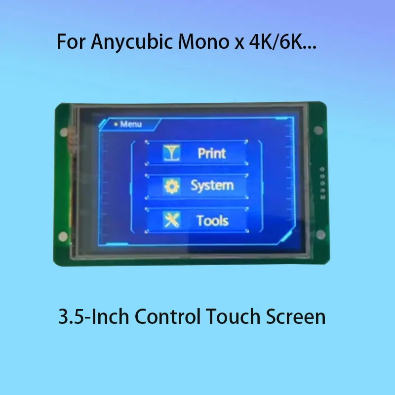 

3.5-inch mono X 4K 6k resistive pressure 3D printing screen control touch screen for Anycubic photon operated touch display