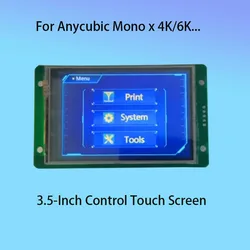 3,5 дюймовый монитор mono X 4K 6k с резистивным давлением, сенсорный экран управления для сенсорного экрана для Anycubic photon, сенсорный дисплей