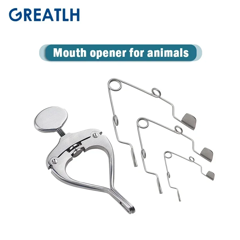 Stainless Steel Mouth Retractor for Animals Rodent Mouth Opening Buccal Dilator Autoclavable Dental Instrument