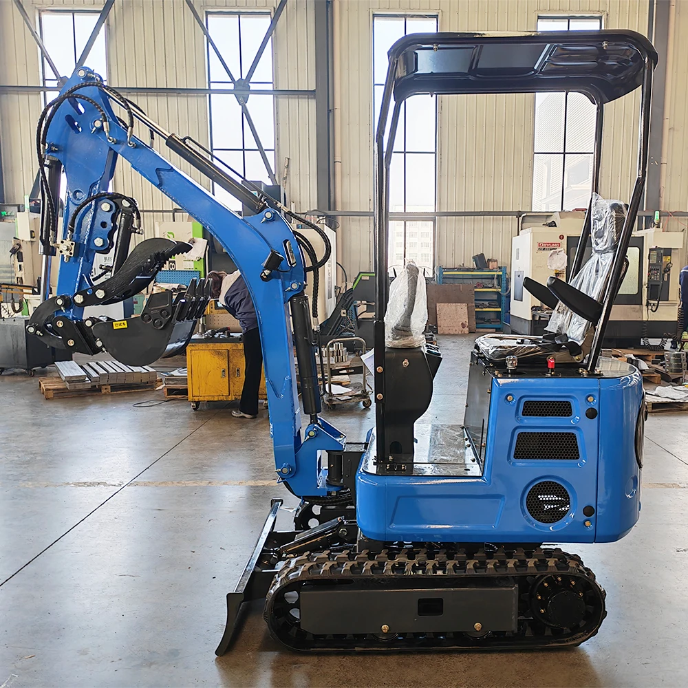 Afbeelding 7: 1 ton mini-graafmachine compacte hydraulische rupsgraafmachine CE-goedgekeurd kleine graafmachine op maat gemaakt