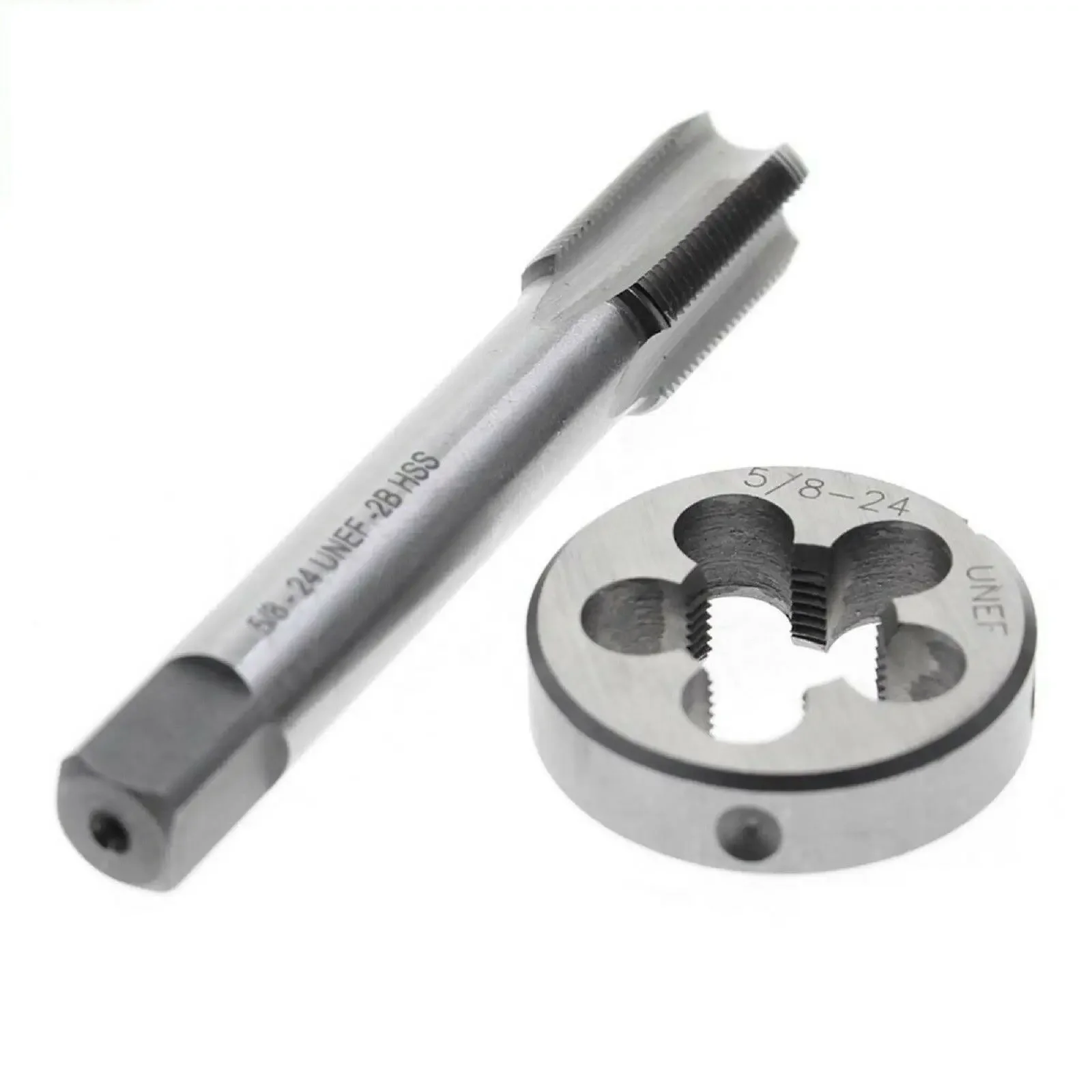 

HSS 5/8 Inch-24 UNEF Metric Trapezoidal Right Hand Thread Tap And Die Set New 5/8x24 Hand Tap Drill Bit